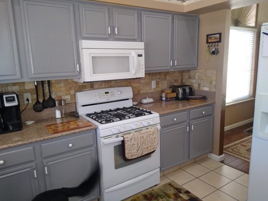 kitchen refinish - this kitchen was in need of a makeover, out team came in and refinished this kitchen in under 8 days. kitchen refinish - this kitchen was in need of a makeover, out team came in and refinished this kitchen in under 8 days.