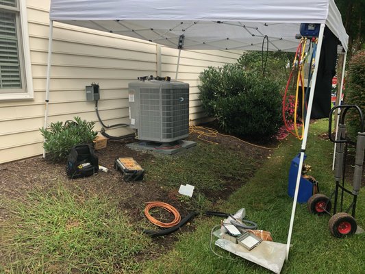 A/C & Heat Pump Installations - We install Air Conditioners, Mini-split systems, and heat pump systems. A/C & Heat Pump Installations - We install Air Conditioners, Mini-split systems, and heat pump systems.