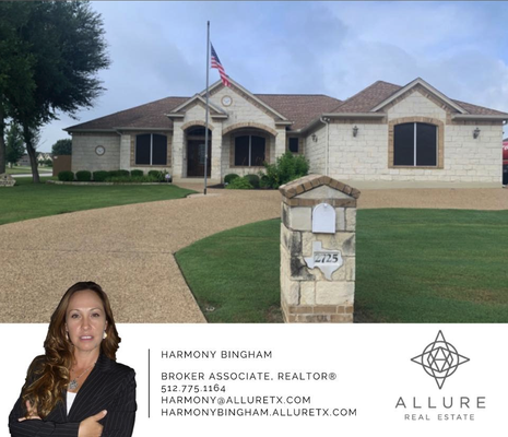 View Our Listings Now! - Check out our listings now:
https://www.alluretx.com/agents/85890-harmony-bingham View Our Listings Now! - Check out our listings now:
https://www.alluretx.com/agents/85890-harmony-bingham