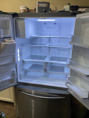 Refrigerator Clean Out - Before and After Refrigerator And Freezer Clean Out