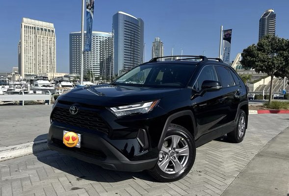 Toyota RAV4 Hybrid 2025 - Vehicle features
Safety:
- Adaptive cruise control
- All-wheel drive
- Backup camera
- Blind spot warnin
- Brake assist
- Lane departure warning
-Lane keeping assist
Device connectivity:
- Bluetooth
- USB charger
- USB input
Convenience:
- Keyless entry
Additional features:
- Must be 21+ to book
- Auto headlight
- Auto Emergency brake engage
-Toyota Safety sense 2.5 w/pre-collison
- 8 Airbags; star safety system
- Rear cross-Traffic Alert Toyota RAV4 Hybrid 2025 - Vehicle features
Safety:
- Adaptive cruise control
- All-wheel drive
- Backup camera
- Blind spot warnin
- Brake assist
- Lane departure warning
-Lane keeping assist
Device connectivity:
- Bluetooth
- USB charger
- USB input
Convenience:
- Keyless entry
Additional features:
- Must be 21+ to book
- Auto headlight
- Auto Emergency brake engage
-Toyota Safety sense 2.5 w/pre-collison
- 8 Airbags; star safety system
- Rear cross-Traffic Alert
