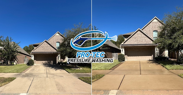 Spring TX 2025 (2) - This driveway in Spring, TX had years of dirt, mildew, and tire marks that left the concrete looking dark and weathered. After a thorough pressure wash, the surface came out bright, clean, and refreshed — a huge improvement for the curb appeal of this home.

Call 936 333 8657 for a quote today!