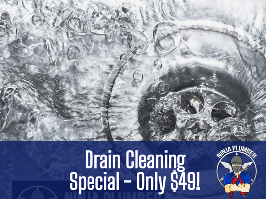 $49 Drain Cleaning - Getting your drains cleaned is important for several reasons. Firstly, clogged drains can lead to unpleasant odors and unsanitary conditions in your home. Secondly, clogged drains can cause water damage to your property, leading to expensive repairs. Regular cleaning helps to keep the drains flowing freely and prevents blockages, which can be caused by grease, soap scum, hair, food particles, and other debris. By getting your drains cleaned, you can also prevent costly backups and prolong the life of your plumbing system. In addition, regular cleaning helps to improve the overall health and hygiene of your home. So, get your drains cleaned and keep your home healthy and hygienic! *Coupon must be presented at time of purchase. Cannot be combined with any other offers or discounts. Management reserves the right to modify offers at any given time. Some restrictions may apply.* $49 Drain Cleaning - Getting your drains cleaned is important for several reasons. Firstly, clogged drains can lead to unpleasant odors and unsanitary conditions in your home. Secondly, clogged drains can cause water damage to your property, leading to expensive repairs. Regular cleaning helps to keep the drains flowing freely and prevents blockages, which can be caused by grease, soap scum, hair, food particles, and other debris. By getting your drains cleaned, you can also prevent costly backups and prolong the life of your plumbing system. In addition, regular cleaning helps to improve the overall health and hygiene of your home. So, get your drains cleaned and keep your home healthy and hygienic! *Coupon must be presented at time of purchase. Cannot be combined with any other offers or discounts. Management reserves the right to modify offers at any given time. Some restrictions may apply.*