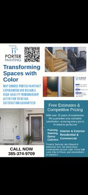 porterpainting flyer - company flyer and quality craftsmanship stain, lacquer, paint job. porterpainting flyer - company flyer and quality craftsmanship stain, lacquer, paint job.