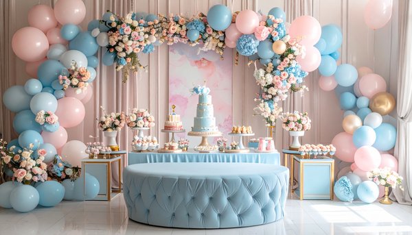 Baby Shower - This baby shower décor project is thoughtfully designed to celebrate new beginnings in a warm, beautiful, and personalized way. From soft balloon garlands and themed backdrops to styled dessert tables, florals, signage, and cozy lounge details, every element is fully customizable to match your vision, color palette, and theme. Whether you’re planning an intimate gathering or a larger celebration, classic, modern, or dreamy in style, each design is curated to create a joyful, picture-perfect atmosphere for this special moment. Baby Shower - This baby shower décor project is thoughtfully designed to celebrate new beginnings in a warm, beautiful, and personalized way. From soft balloon garlands and themed backdrops to styled dessert tables, florals, signage, and cozy lounge details, every element is fully customizable to match your vision, color palette, and theme. Whether you’re planning an intimate gathering or a larger celebration, classic, modern, or dreamy in style, each design is curated to create a joyful, picture-perfect atmosphere for this special moment.