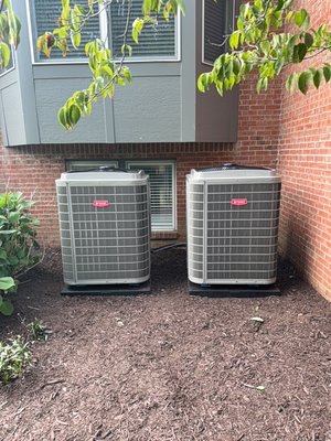 New Bryant HVAC system Installed - Check out this top-of-the-line efficiency system installed. Bryant Evolution 23 Seer2 Rated Heat pumps with 98% efficiency Evolution furnaces. New Bryant HVAC system Installed - Check out this top-of-the-line efficiency system installed. Bryant Evolution 23 Seer2 Rated Heat pumps with 98% efficiency Evolution furnaces.