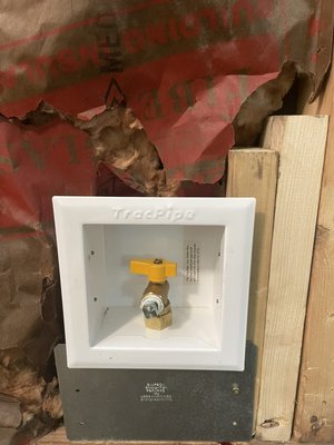 Gas valve box for stove - Installed new gas valve box for gas stove Gas valve box for stove - Installed new gas valve box for gas stove