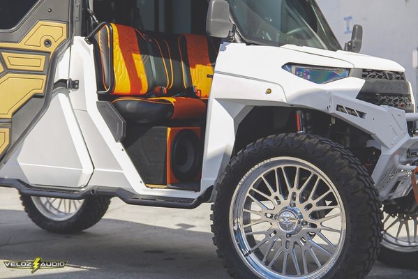 Polaris Ranger Off Road Sound System - This is a Complete waterproof Off-Road Sound System for this Polaris Ranger