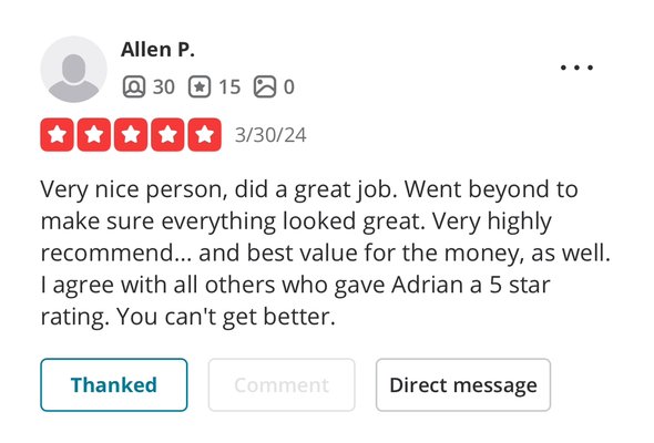 5 Star Reviews - Customer Reviews, our work reflects our commitment to our customers, going the extra mile and attention to detail is our specialty. 5 Star Reviews - Customer Reviews, our work reflects our commitment to our customers, going the extra mile and attention to detail is our specialty.