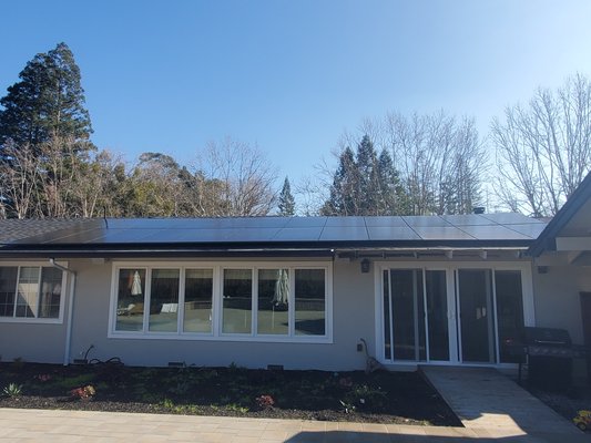 solar, and battery backup installation - This installation was recently completed. It helped a customer reduce their PG&E bill and also provides backup power in case of an outage. solar, and battery backup installation - This installation was recently completed. It helped a customer reduce their PG&E bill and also provides backup power in case of an outage.