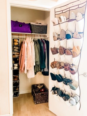 Closet - Closets are one of the most fun projects for me! These clients were ready to be able to pick out their clothes with ease and I was more than happy to make it happen! They each lavished in a closet that is now filled with only things they LOVE and being able to access everything with ease. Closet - Closets are one of the most fun projects for me! These clients were ready to be able to pick out their clothes with ease and I was more than happy to make it happen! They each lavished in a closet that is now filled with only things they LOVE and being able to access everything with ease.