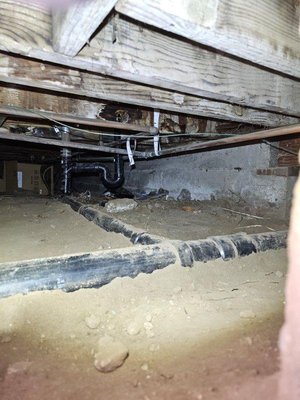 Sewer upgrades - This project started with a sewer smell under the crawl space after inspection found original cast iron drains to have been damaged over the years letting sewer water out under the home when they had a sewer blockage
Our technicians advised to change out the drains to modern materials Sewer upgrades - This project started with a sewer smell under the crawl space after inspection found original cast iron drains to have been damaged over the years letting sewer water out under the home when they had a sewer blockage
Our technicians advised to change out the drains to modern materials