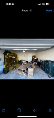 Garage clean outs - Quick before and after of garage clean out we completed