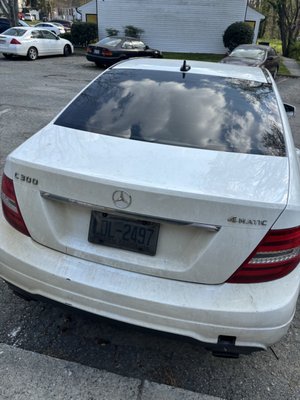Mercedes clean - These are before and after photos