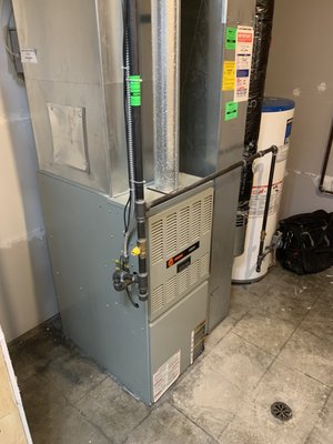 High Efficiency Furnace upgrade 2022 - This replacement was well needed as the old clunker simply was not getting the fuel efficiency that a new 96% efficent can deliver, The customer loved the new look and cannot even hear the new furnace running.👌 High Efficiency Furnace upgrade 2022 - This replacement was well needed as the old clunker simply was not getting the fuel efficiency that a new 96% efficent can deliver, The customer loved the new look and cannot even hear the new furnace running.👌