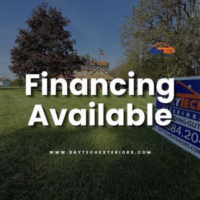 Flexible Financing Solutions For Your Next Roofing Project! - Learn About Our Roof Financing Options
Whether planned or unexpected, the need for a new roof can present a significant but necessary investment protecting your home and everything inside. DryTech Exteriors is proud to announce a partnership with Wright-Patt Credit Union so that you don’t have to sacrifice quality for price. Get the roof financing you need to make your roofing project stress-free. Flexible Financing Solutions For Your Next Roofing Project! - Learn About Our Roof Financing Options
Whether planned or unexpected, the need for a new roof can present a significant but necessary investment protecting your home and everything inside. DryTech Exteriors is proud to announce a partnership with Wright-Patt Credit Union so that you don’t have to sacrifice quality for price. Get the roof financing you need to make your roofing project stress-free.