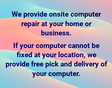 About us - We can resolve all your technology solutions.
Services, Maintenance, Sales
Data Recovery • Backup Solutions
Custom Built Computers About us - We can resolve all your technology solutions.
Services, Maintenance, Sales
Data Recovery • Backup Solutions
Custom Built Computers