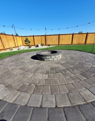 front and back remodel part 1 - this project we renovated the front and back yard. front placed new gravel, sod, flower bed area with plants and boulders. new fencing throughout backyard area and 2 entrances (one on each side of the home). Fresh sod installed throughout back yard with gravel siding and flower beds and walkway. putting green area. paver patio area with stepping stones to fire pit patio area. part 1 (have to make second portfolio for remaining photos.) front and back remodel part 1 - this project we renovated the front and back yard. front placed new gravel, sod, flower bed area with plants and boulders. new fencing throughout backyard area and 2 entrances (one on each side of the home). Fresh sod installed throughout back yard with gravel siding and flower beds and walkway. putting green area. paver patio area with stepping stones to fire pit patio area. part 1 (have to make second portfolio for remaining photos.)