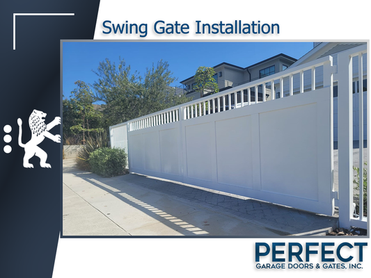 New Swing Gate Installation - New Swing Gate Installation in Pacific Palisades, CA New Swing Gate Installation - New Swing Gate Installation in Pacific Palisades, CA