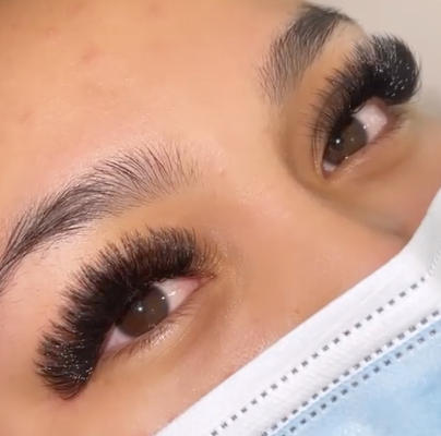 Mega Volume Eyelash Extensions - The newest technique to hit the lash industry is Mega Volume! It’s spreading like wildfire as many women LOVE the powerful dark look it gives! They are thicker, fuller, and even more dramatic than your standard volume lashes. Think really black fluffy full lashes! Mega Volume Eyelash Extensions - The newest technique to hit the lash industry is Mega Volume! It’s spreading like wildfire as many women LOVE the powerful dark look it gives! They are thicker, fuller, and even more dramatic than your standard volume lashes. Think really black fluffy full lashes!