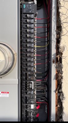 Main service panel upgrades - We are experts at up grading your main electrical service.