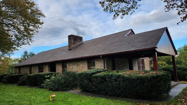 Schuylkill Haven, PA Roof & Soffit Replacement - This homeowner requested a full exterior update including roof and soffit. While there were no active leaks, some face boards and soffit areas showed signs of deterioration.

We completed a comprehensive upgrade including:

GAF Timberline HDZ in Barkwood

GAF Seal-A-Ridge caps (Barkwood)

GAF Shingle Starter

GAF WeatherWatch leak barrier

GAF Tiger Paw underlayment

Cobra Snow Country ridge vent

In addition to the roof system, we addressed soffit concerns to ensure the entire edge system functioned properly.

The completed project refreshed the home’s appearance and strengthened its protection against Schuylkill Haven’s seasonal weather.