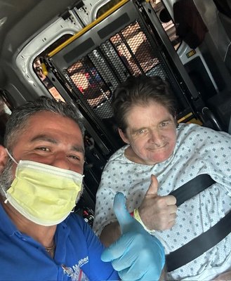 Safe and Caring Comfortable Long-Distance Transport for One of Our Wonderful Patients - We had the privilege of providing long-distance medical transportation for one of our wonderful patients — with full consent and appreciation to share this moment.
 
Our 2024 fully disinfected wheelchair-accessible van was prepared in advance, sanitized, and equipped with a W19 wheelchair for maximum comfort.
    
Our team arrived early, assisted through the door, and made sure everything was ready before discharge. The patient’s comfort, safety, and dignity were our top priorities throughout the entire two-hour trip.

At MedWheelz, every ride represents more than just transportation, it’s a commitment to reliability, compassion, and excellence. We’re proud to make a difference in our patients’ lives and grateful for the trust they place in us to get them safely to and from their medical destinations. Thank you so much