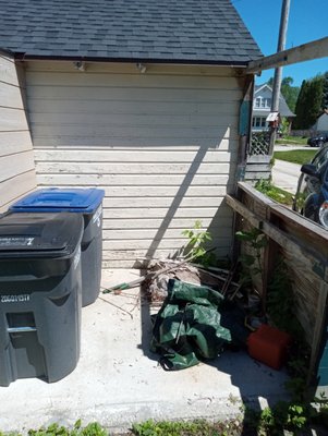 garage painting - scraped garage exterior painted garage exterior left a customer with a smile on this project garage painting - scraped garage exterior painted garage exterior left a customer with a smile on this project