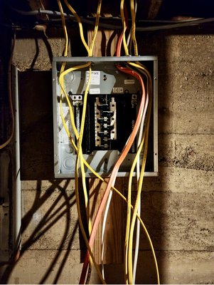 Basemen addition electrical - This was a basement electrical finishing job. Customer needed someone to fix the mess another electrician started so we had to trace every single wire to know what was what. Took some time but we were able to get it all together just in time for drywall and it all came out great and left another happy customer. Basemen addition electrical - This was a basement electrical finishing job. Customer needed someone to fix the mess another electrician started so we had to trace every single wire to know what was what. Took some time but we were able to get it all together just in time for drywall and it all came out great and left another happy customer.