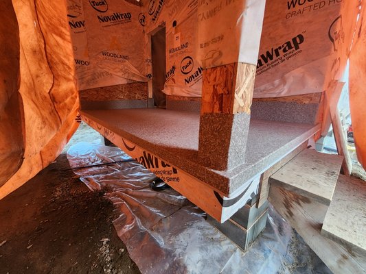 deer Meadows - Winter work is always fun. Tarps and heaters are involved for creating a smooth install of vinyl decking in the cold temperatures. Give us a call if you have a project on the go and you need vinyl down to get those doors in. deer Meadows - Winter work is always fun. Tarps and heaters are involved for creating a smooth install of vinyl decking in the cold temperatures. Give us a call if you have a project on the go and you need vinyl down to get those doors in.
