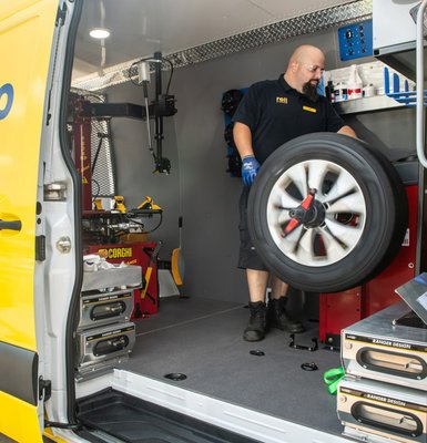Mobile Tire Shop - Your Tires—Serviced Anywhere, Anytime

Skip the waiting room! Our mobile tire shop brings professional tire services right to your home, office, or roadside location. Whether you need new tires, rotations, repairs, or emergency replacements, our fully-equipped vans and expert technicians keep you rolling safely and smoothly—on your schedule.