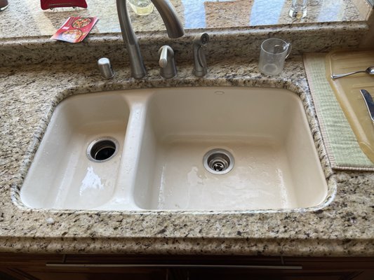 Kitchen Sink Drain - Was able to help out this customer clean out their kitchen sink drain from carrot roots. Customer was very satisfied with being able to use their sink once again. Call or text today! Kitchen Sink Drain - Was able to help out this customer clean out their kitchen sink drain from carrot roots. Customer was very satisfied with being able to use their sink once again. Call or text today!