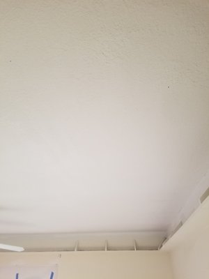 Popcorn removal, Ceiling Drywall repair, texture,primer and paint - This project was done in 2 days were I remove the popcorn from ceiling, repair ceiling Drywall, Texture and paint Popcorn removal, Ceiling Drywall repair, texture,primer and paint - This project was done in 2 days were I remove the popcorn from ceiling, repair ceiling Drywall, Texture and paint
