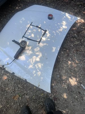 Custom Hood - Customized hood for increased air flow and enhanced body curvature Custom Hood - Customized hood for increased air flow and enhanced body curvature