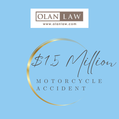 Olan Law Results - We were able to obtain for the family of a woman who died a wrongful death due to a motor vehicle accident. Olan Law Results - We were able to obtain for the family of a woman who died a wrongful death due to a motor vehicle accident.