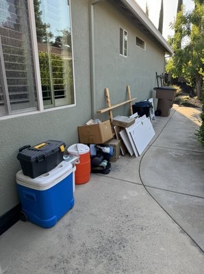 Backyard Furniture and Junk Removal in Lincoln, CA. - This Junk removal project was a typical job that we do quite often. After a project in the garage, furniture getting old and faded, and old unwanted items being stored on the side yard, we were called out to help remove them. We loaded everything into our dump trailer and hauled them away! Backyard Furniture and Junk Removal in Lincoln, CA. - This Junk removal project was a typical job that we do quite often. After a project in the garage, furniture getting old and faded, and old unwanted items being stored on the side yard, we were called out to help remove them. We loaded everything into our dump trailer and hauled them away!
