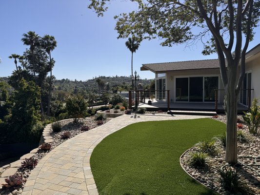 Artificial Turf and Landscaping - No Turf project is too big or small!  We specialize in custom designs, residential installations, HOA installations, and full residential landscapes!
