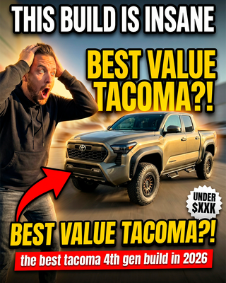 The "Best Value" 4th Gen Tacoma Build: Bilstein 5100 Lift & Bronze Wheel Upgrade - Looking for the ultimate suspension and wheel setup for the new 4th Gen Toyota Tacoma without breaking the bank? This customer wanted a "Best Value" build that delivers insane off-road capability and a rugged stance while maintaining daily drivability.  As 4th Gen build specialists here in Rocklin, we delivered a setup that looks and performs better than the high-priced dealer packages. 

The Build Breakdown:

Precision Suspension: We installed Bilstein 5100 series shocks (front and rear) to level the truck and provide superior damping.

Geometry & Alignment: To ensure perfect steering and maximum durability, we added ARB Upper Control Arms. This is a crucial upgrade for any lifted 4th Gen to keep the alignment specs spot-on.

Rear Performance: We swapped the factory springs for Eibach Rear Coil Springs, providing the necessary support for gear and a smoother ride on the trail.

The Stance: We finished the build with a set of Matte Bronze wheels wrapped in aggressive all-terrain tires. This combination provides a "tucked" yet wide stance that fills out the 4th Gen's larger wheel wells perfectly. 

Why Us?
We build Tacomas every single week.  Our team specializes in the technical nuances of the 2024+ platform, from the new hub-bore specifications to the specific torque requirements for the updated suspension. We provide expert fitment guarantees and high-speed balancing to ensure your "insane" build is also a safe and smooth ride. 

Additional Details:

Parts Used: Bilstein 5100s ($235 Front / $164 Rear), ARB UCAs ($679.95), Eibach Springs ($275).

Service Time: Full suspension install, wheel mounting, and precision alignment completed in approximately 1 business day.