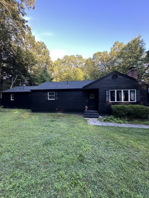 Exterior Painting Project. Before & Afters - 🎨 Another full exterior transformation completed by Olive Tree Painting LLC! 🌿
Our amazing clients picked the colors, and we brought their vision to life with expert prep and a flawless paint job from top to bottom. From siding to trim, foundation, steps, and doors — every detail was painted with care and precision.
This project features a bold transformation using Tricorn Black by Sherwin-Williams. No matter your style or color preference, we’re here to make it look its best.
🏠 Whether you’re going for a dramatic change, or a subtle refresh, we’d love to help bring your home’s exterior to life.
📞 Call or text us today at (413) 686-4926 for your free estimate — we’re fully licensed, insured, and backed by 5-star reviews and happy customers all over Western Mass! Exterior Painting Project. Before & Afters - 🎨 Another full exterior transformation completed by Olive Tree Painting LLC! 🌿
Our amazing clients picked the colors, and we brought their vision to life with expert prep and a flawless paint job from top to bottom. From siding to trim, foundation, steps, and doors — every detail was painted with care and precision.
This project features a bold transformation using Tricorn Black by Sherwin-Williams. No matter your style or color preference, we’re here to make it look its best.
🏠 Whether you’re going for a dramatic change, or a subtle refresh, we’d love to help bring your home’s exterior to life.
📞 Call or text us today at (413) 686-4926 for your free estimate — we’re fully licensed, insured, and backed by 5-star reviews and happy customers all over Western Mass!