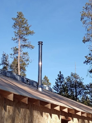 Free Standing Wood Stove Install - This is a woodstove install (free standing) Bring the wood stove pipe replacement thru the roof. Free Standing Wood Stove Install - This is a woodstove install (free standing) Bring the wood stove pipe replacement thru the roof.