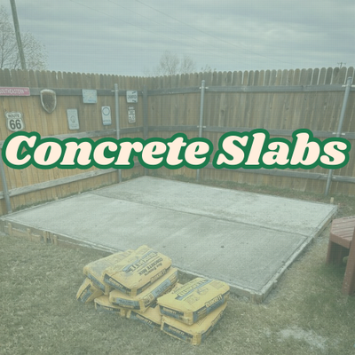 Concrete Slab Pours - Small concrete work , reach out for a quote!