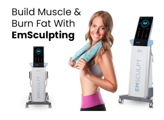 EMS SCULPT - What is EMS Sculpt
EMSCULPT is the first device to build muscle and sculpt your body. Through the high intensity electromagnetic therapy procedure one can enlarge current muscles, as well as grow new muscle fibers. The Emsculpt procedure is currently FDA cleared to treat your abdominals, buttocks, arms, calves and thighs. A great non-surgical alternative to the brazilian butt lift!