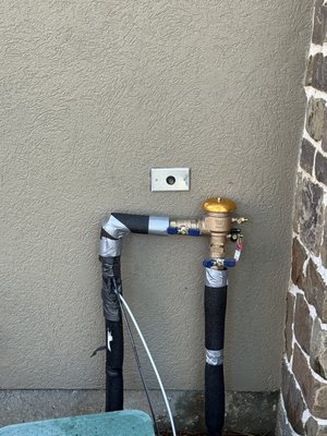 BACK FLOW REPAIR BEFORE COLD - Customer reached out, started off as leak at the male adapter. Customer did their du diligence and figured to swap out their oxidized backflow to be safe once and for all !