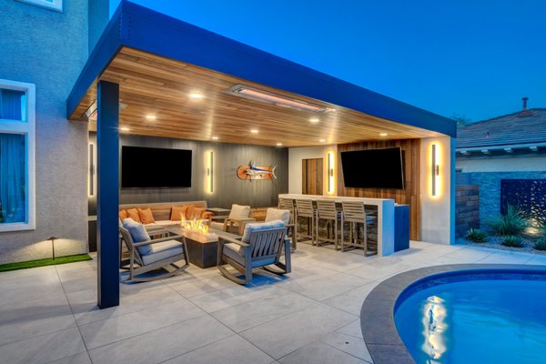 Patio Covers - This custom patio cover was designed to provide shade and protection while seamlessly complementing the home’s architecture. Built with durable materials and a clean finish, it creates a comfortable outdoor space that can be enjoyed year-round. Patio Covers - This custom patio cover was designed to provide shade and protection while seamlessly complementing the home’s architecture. Built with durable materials and a clean finish, it creates a comfortable outdoor space that can be enjoyed year-round.
