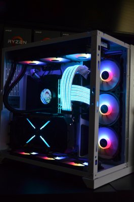Project Demon Slayer - Our client requested a white computer with several themes! We decided to go with the anime Demon Slayer and do Tanjiro Kamado. Project Demon Slayer - Our client requested a white computer with several themes! We decided to go with the anime Demon Slayer and do Tanjiro Kamado.