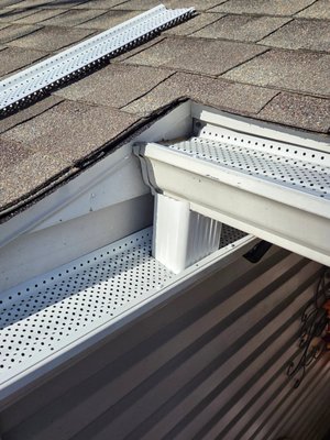 Cleaning, Facia and Soffit Repair, and 5"Gutter Guards - Cleaning of the Gutters, Facia and Soffit Repair, and 5"Gutter Guards Installation Cleaning, Facia and Soffit Repair, and 5"Gutter Guards - Cleaning of the Gutters, Facia and Soffit Repair, and 5"Gutter Guards Installation
