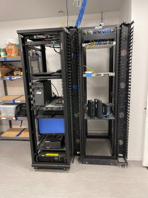 Server Rack Cleanup - This was a rush job to get this server rack cleaned up. Server Rack Cleanup - This was a rush job to get this server rack cleaned up.