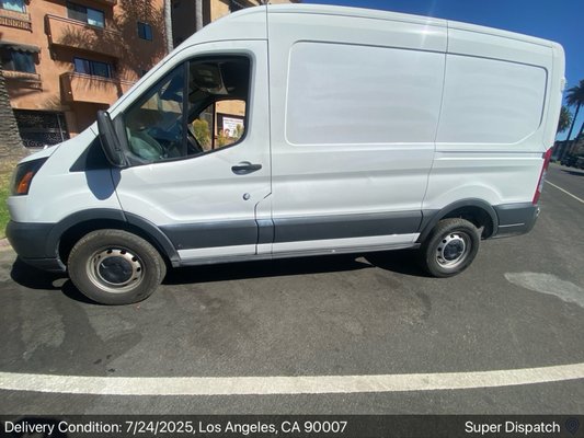 2018 Ford Transit 250 Cargo Van IL-CA - 🚐 Just Shipped: 2018 Ford Transit 250 Cargo Van
From IAA St. Louis ➡️ California | Open Trailer Transport
We recently completed the transport of this reliable 2018 Ford Transit 250 Cargo Van, a staple for commercial and utility use. Its tall roof and extended body demand precise loading and secure transport — all handled seamlessly by our experienced carriers.
Whether you're moving work vans, fleet vehicles, or personal cargo haulers, we’ve got the equipment and skill to get it there safely. 2018 Ford Transit 250 Cargo Van IL-CA - 🚐 Just Shipped: 2018 Ford Transit 250 Cargo Van
From IAA St. Louis ➡️ California | Open Trailer Transport
We recently completed the transport of this reliable 2018 Ford Transit 250 Cargo Van, a staple for commercial and utility use. Its tall roof and extended body demand precise loading and secure transport — all handled seamlessly by our experienced carriers.
Whether you're moving work vans, fleet vehicles, or personal cargo haulers, we’ve got the equipment and skill to get it there safely.