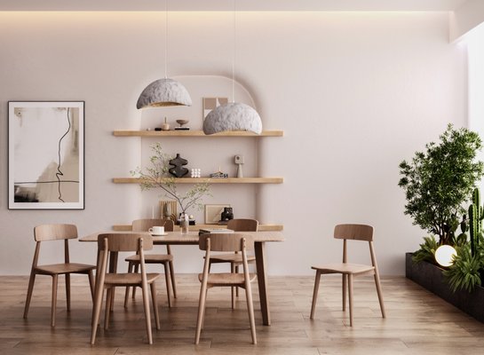 Crafting an Informal Dining Haven: A Symphony of Simplicity and Versatility - The dining room, often the heart of the home, serves as a hub for convivial gatherings, intimate conversations, and cherished moments shared over delectable meals. This particular project sought to transform a modest dining space into an informal yet elegant haven, a testament to the power of simplicity and versatility.
At the heart of this transformation lay a conscious decision to embrace the warmth and authenticity of natural materials. Raw wood, the epitome of rustic charm, adorned the dining table, its imperfections adding a touch of character and depth. The walls, clad in a soft, earthy hue, served as a serene backdrop, perfectly complementing the organic accents throughout the space.
The true triumph of this project lies in its ability to seamlessly blend functionality with a high-energy atmosphere. The interplay of natural materials, minimalist design, and a touch of modern sophistication created a space that exuded warmth, sophistication, and an air of effortless elegance. This informal dining haven became the perfect setting for intimate gatherings, family dinners, and spontaneous celebrations, all while exuding a sense of understated luxury. Crafting an Informal Dining Haven: A Symphony of Simplicity and Versatility - The dining room, often the heart of the home, serves as a hub for convivial gatherings, intimate conversations, and cherished moments shared over delectable meals. This particular project sought to transform a modest dining space into an informal yet elegant haven, a testament to the power of simplicity and versatility.
At the heart of this transformation lay a conscious decision to embrace the warmth and authenticity of natural materials. Raw wood, the epitome of rustic charm, adorned the dining table, its imperfections adding a touch of character and depth. The walls, clad in a soft, earthy hue, served as a serene backdrop, perfectly complementing the organic accents throughout the space.
The true triumph of this project lies in its ability to seamlessly blend functionality with a high-energy atmosphere. The interplay of natural materials, minimalist design, and a touch of modern sophistication created a space that exuded warmth, sophistication, and an air of effortless elegance. This informal dining haven became the perfect setting for intimate gatherings, family dinners, and spontaneous celebrations, all while exuding a sense of understated luxury.