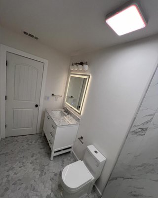 Shower remodel 2023 - This renovation was done on an old bathroom that was in bad shape.